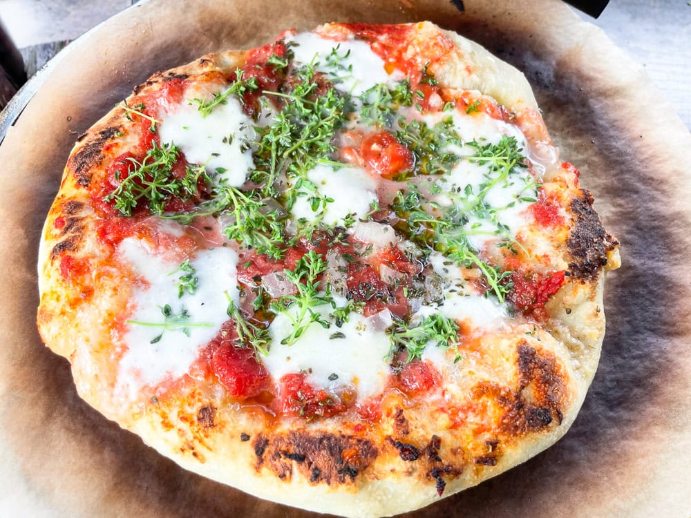Domácí pizza Margherita